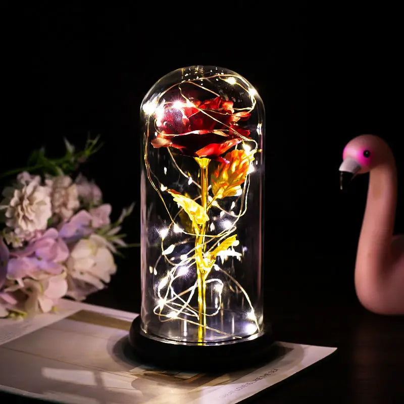 Eternal Rose Dome with lights