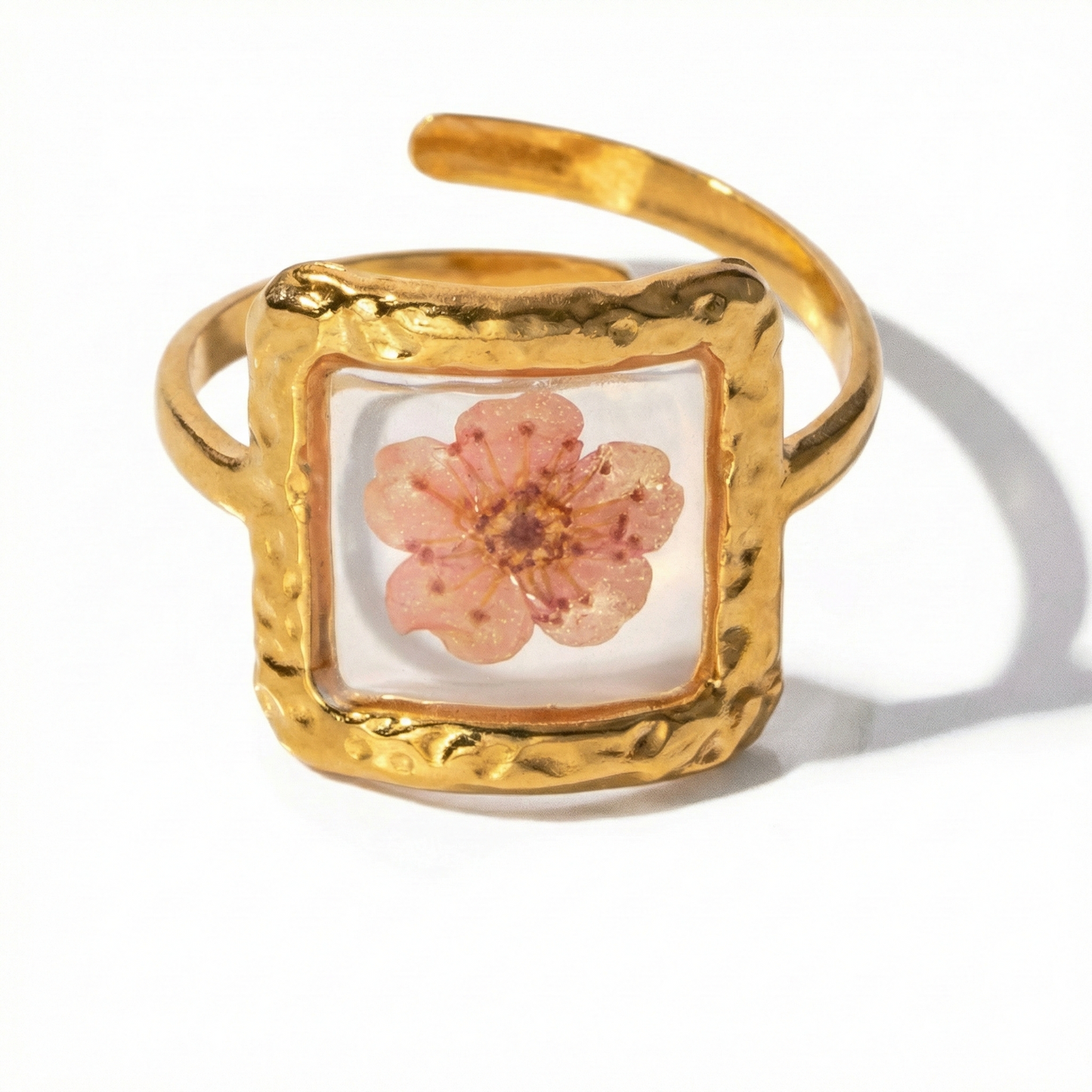 Golden Flower Ring