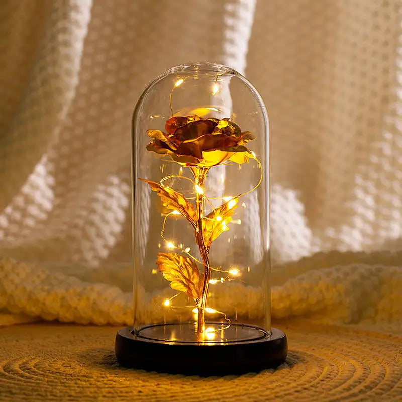 Eternal Rose Dome with lights